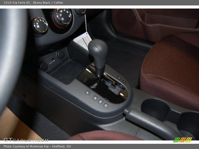 Ebony Black / Coffee 2010 Kia Forte EX