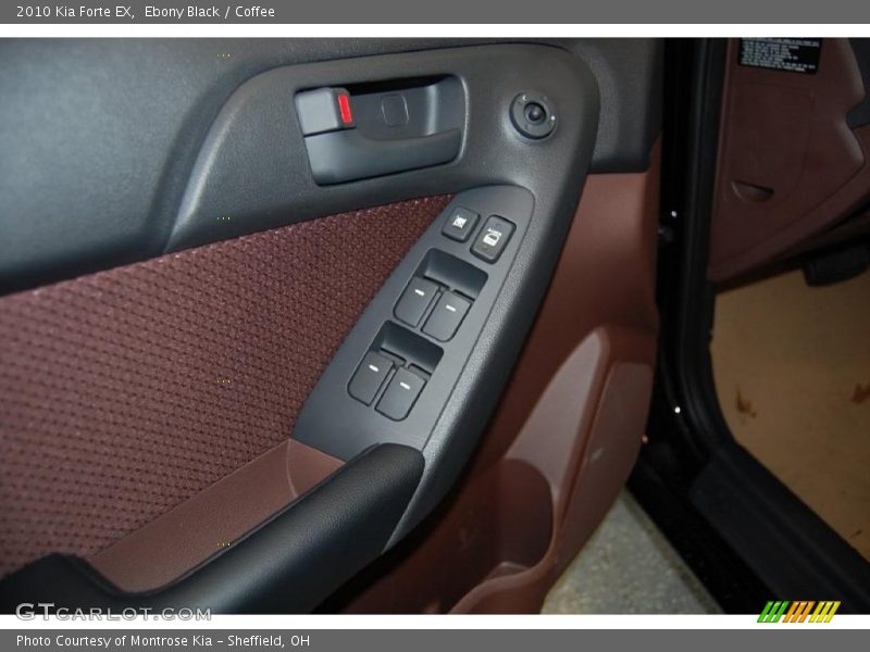 Ebony Black / Coffee 2010 Kia Forte EX