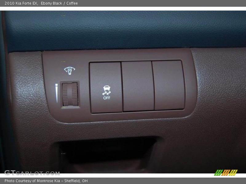 Ebony Black / Coffee 2010 Kia Forte EX