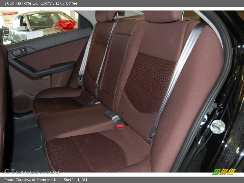 Ebony Black / Coffee 2010 Kia Forte EX