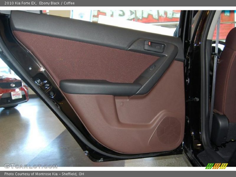 Ebony Black / Coffee 2010 Kia Forte EX