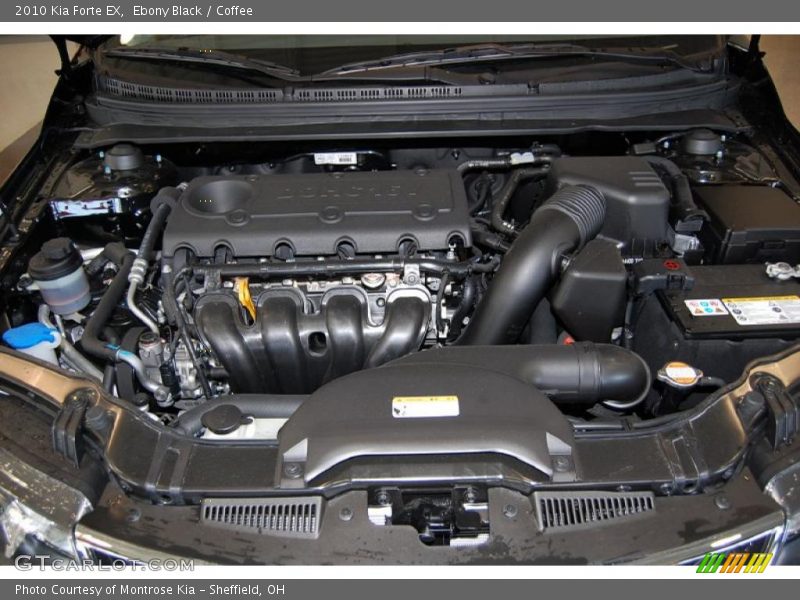 Ebony Black / Coffee 2010 Kia Forte EX