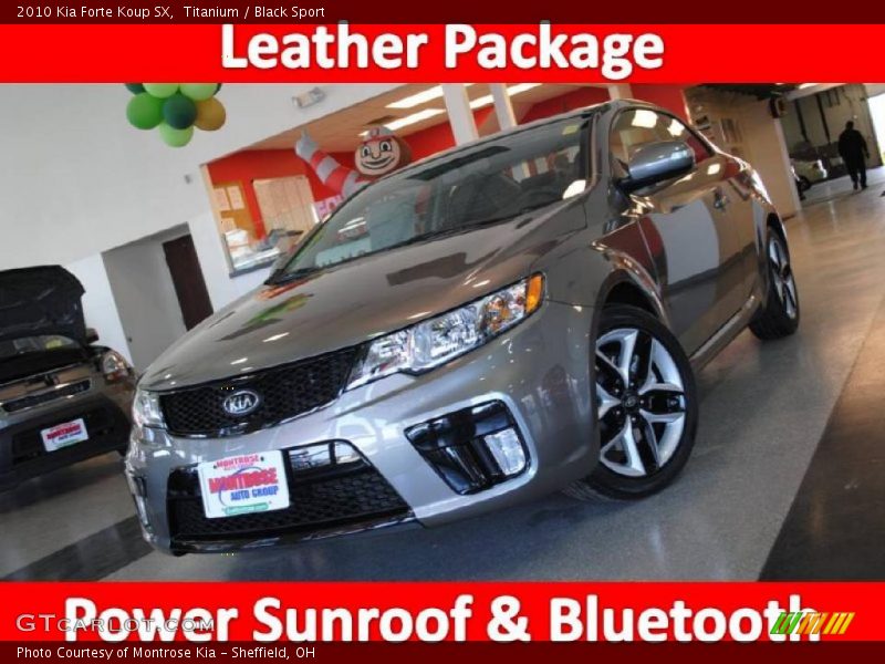 Titanium / Black Sport 2010 Kia Forte Koup SX