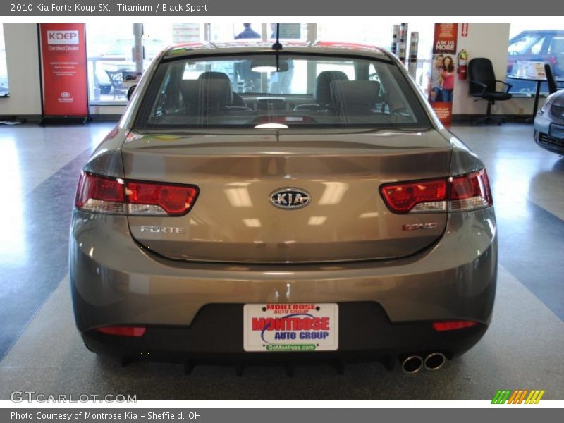 Titanium / Black Sport 2010 Kia Forte Koup SX