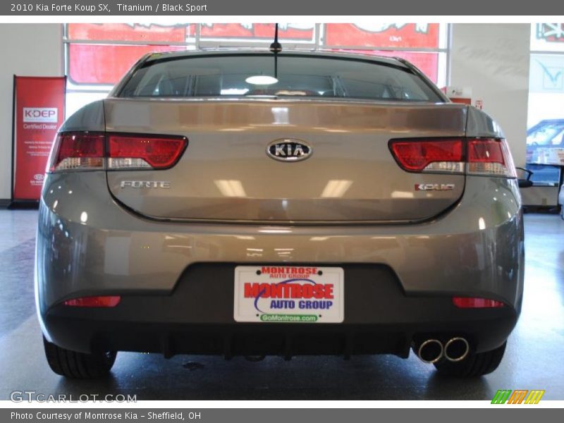 Titanium / Black Sport 2010 Kia Forte Koup SX