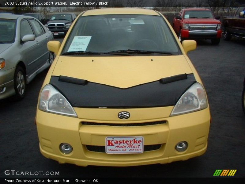 Electric Yellow / Black 2003 Suzuki Aerio SX Sport Wagon