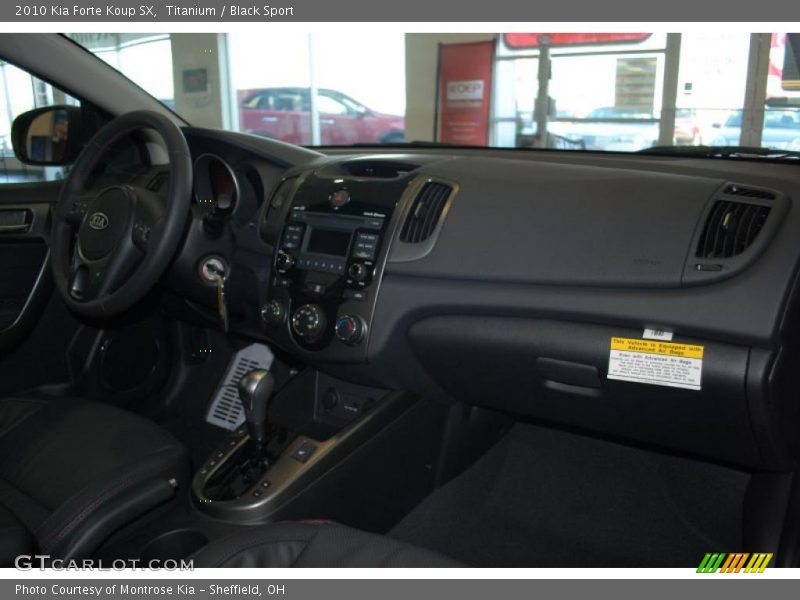 Titanium / Black Sport 2010 Kia Forte Koup SX