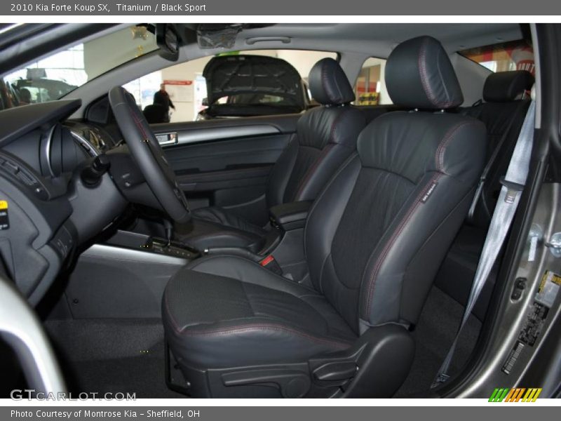 Titanium / Black Sport 2010 Kia Forte Koup SX