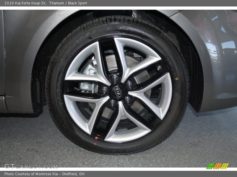 Titanium / Black Sport 2010 Kia Forte Koup SX