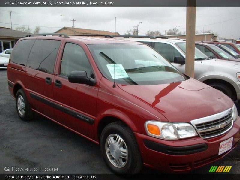 Sport Red Metallic / Medium Gray 2004 Chevrolet Venture LS