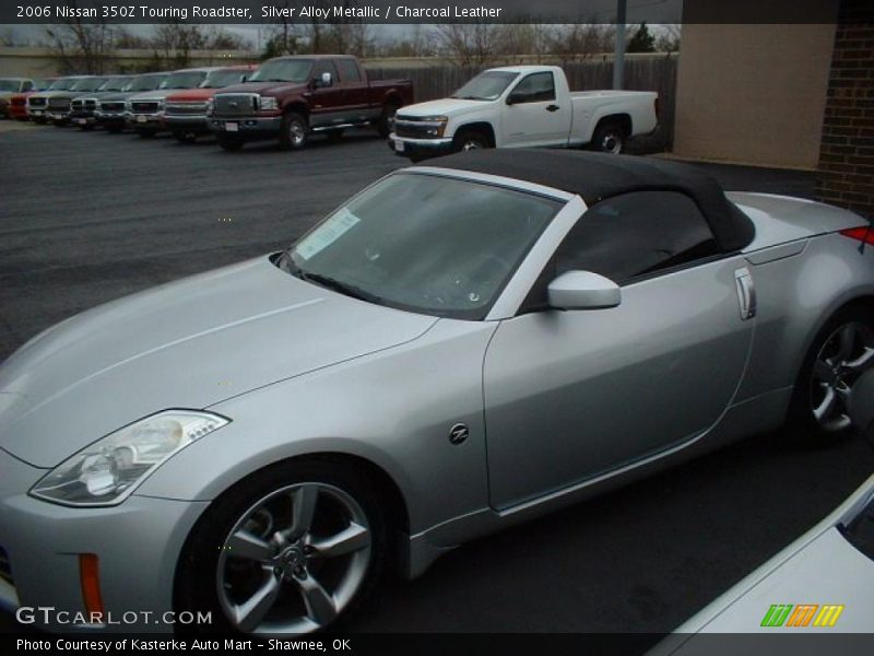 Silver Alloy Metallic / Charcoal Leather 2006 Nissan 350Z Touring Roadster