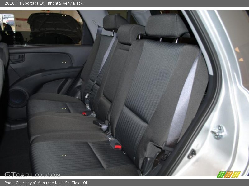 Bright Silver / Black 2010 Kia Sportage LX