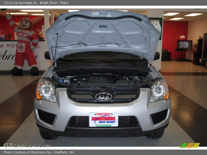 Bright Silver / Black 2010 Kia Sportage LX