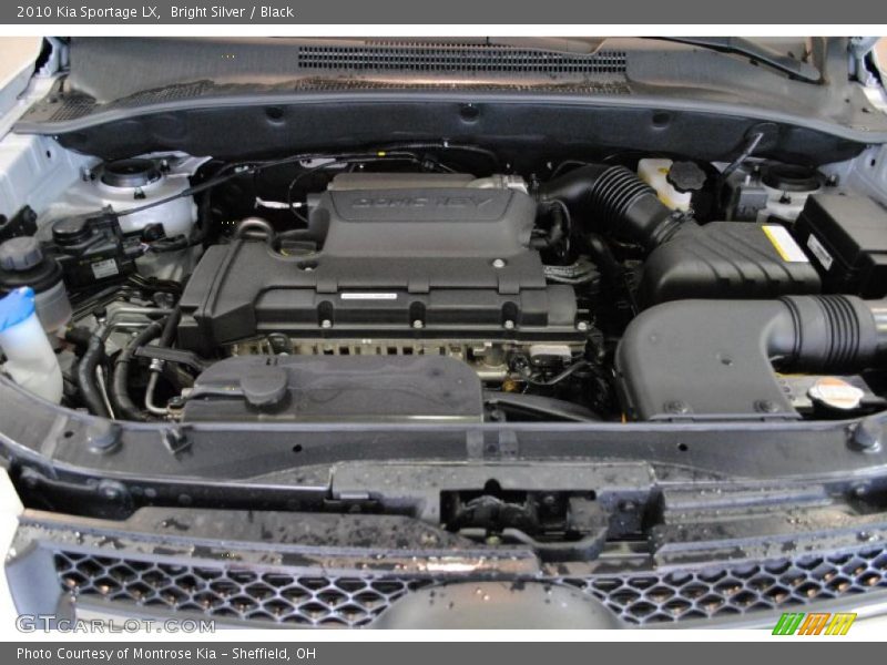 Bright Silver / Black 2010 Kia Sportage LX