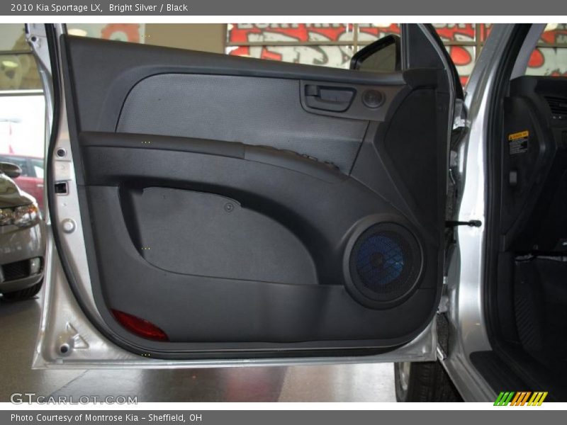 Bright Silver / Black 2010 Kia Sportage LX