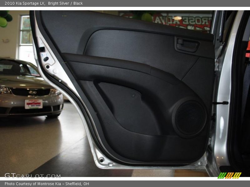 Bright Silver / Black 2010 Kia Sportage LX