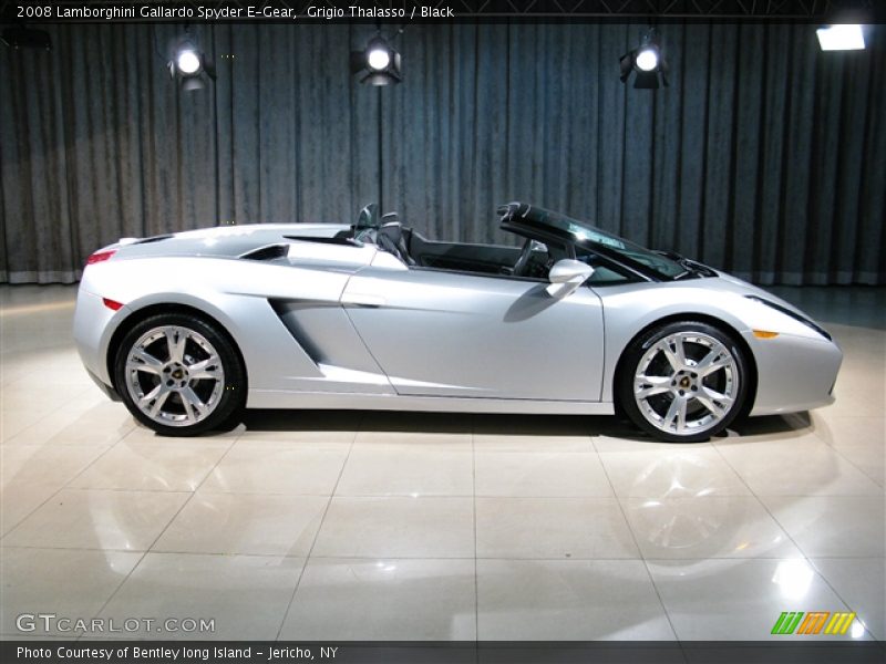 Grigio Thalasso / Black 2008 Lamborghini Gallardo Spyder E-Gear