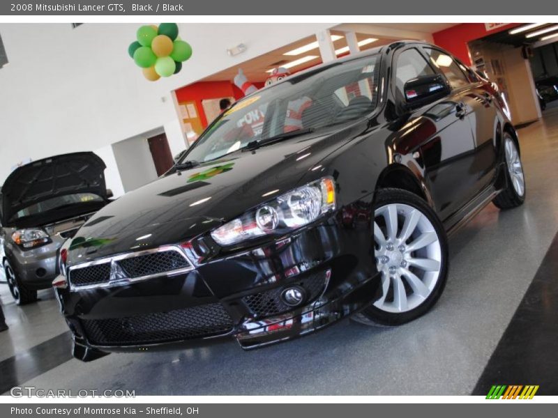 Black / Black 2008 Mitsubishi Lancer GTS