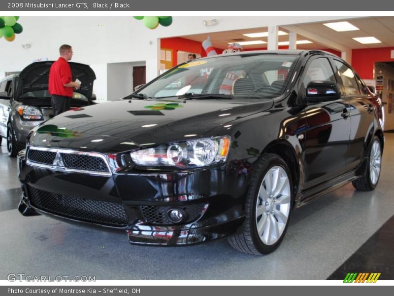 Black / Black 2008 Mitsubishi Lancer GTS