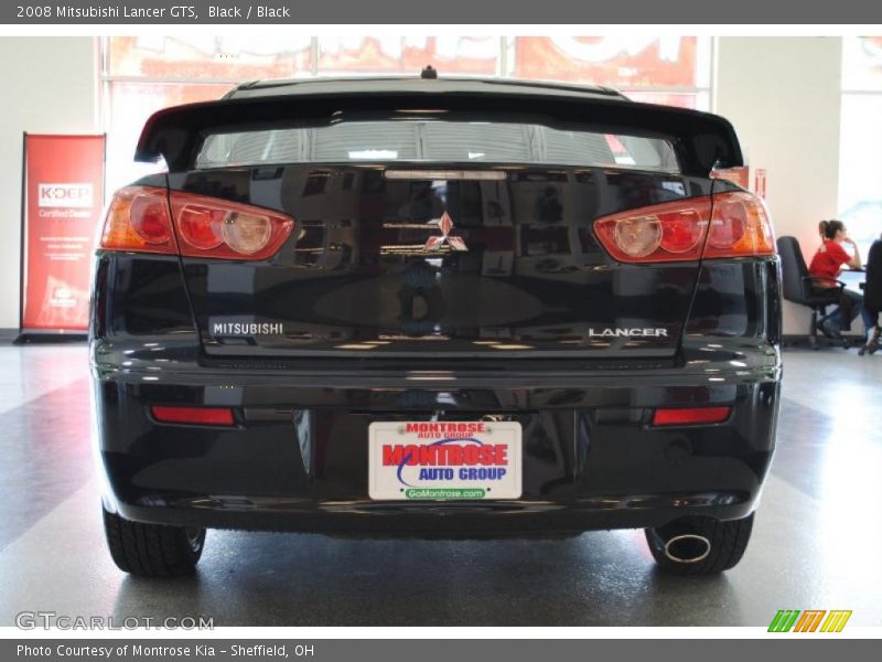 Black / Black 2008 Mitsubishi Lancer GTS