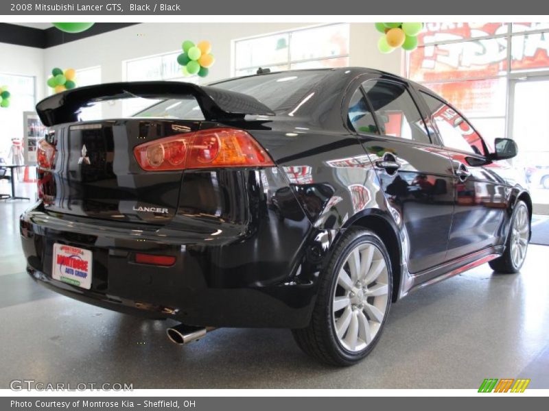Black / Black 2008 Mitsubishi Lancer GTS