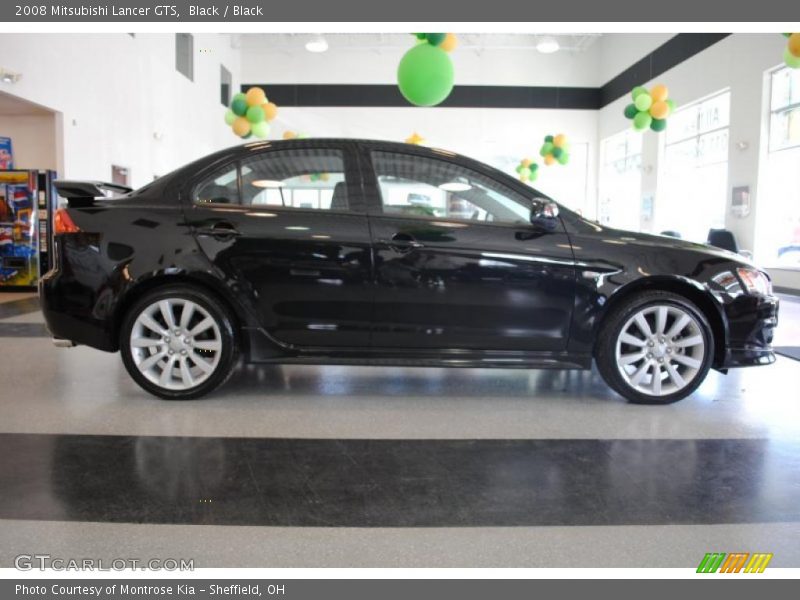 Black / Black 2008 Mitsubishi Lancer GTS