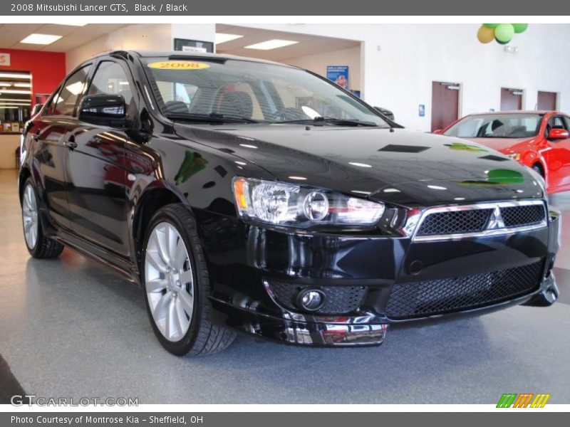 Black / Black 2008 Mitsubishi Lancer GTS