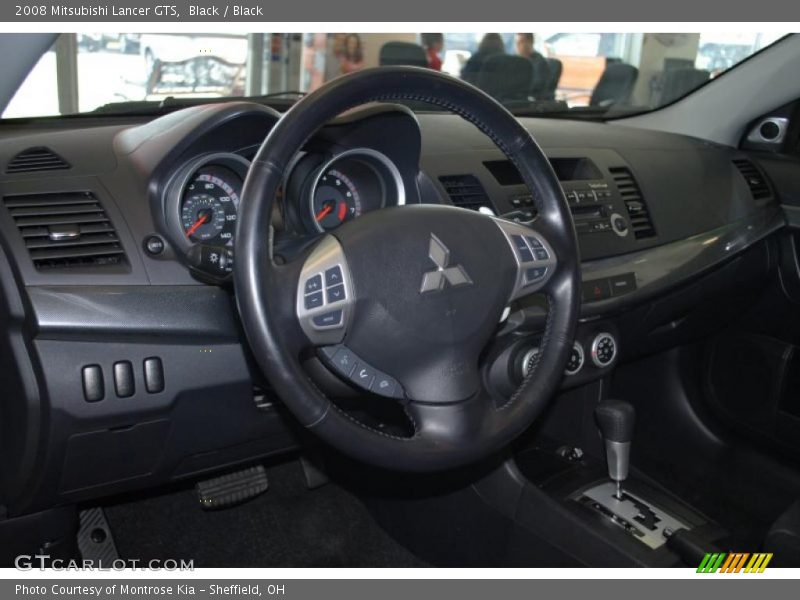 Black / Black 2008 Mitsubishi Lancer GTS