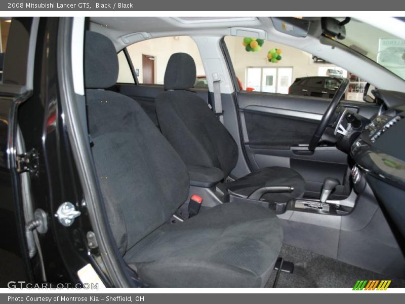Black / Black 2008 Mitsubishi Lancer GTS