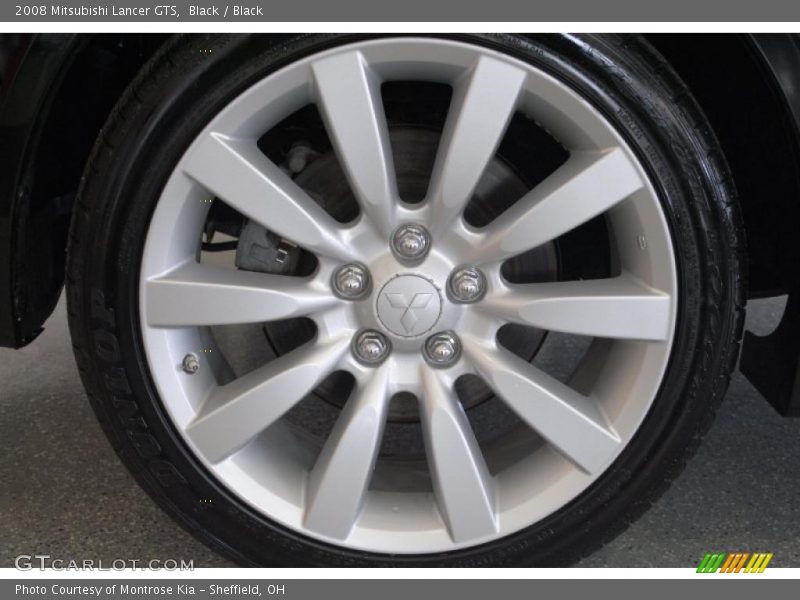 Black / Black 2008 Mitsubishi Lancer GTS