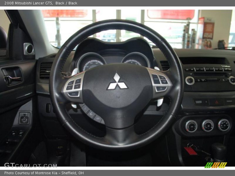 Black / Black 2008 Mitsubishi Lancer GTS