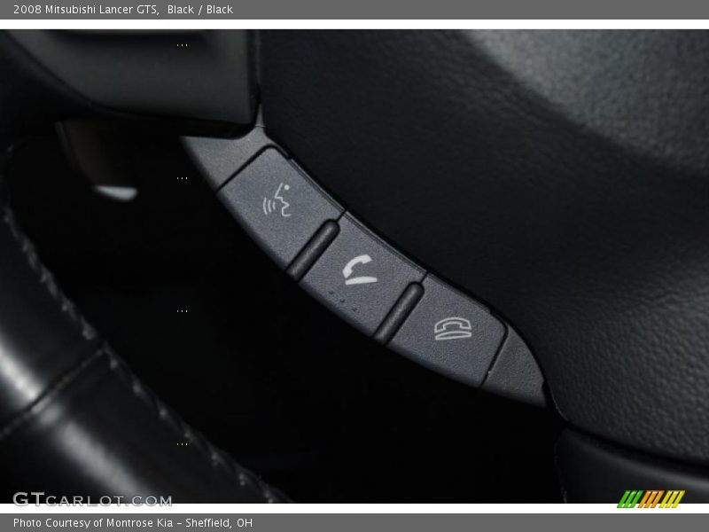 Black / Black 2008 Mitsubishi Lancer GTS