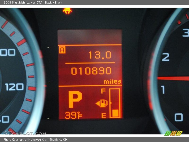 Black / Black 2008 Mitsubishi Lancer GTS