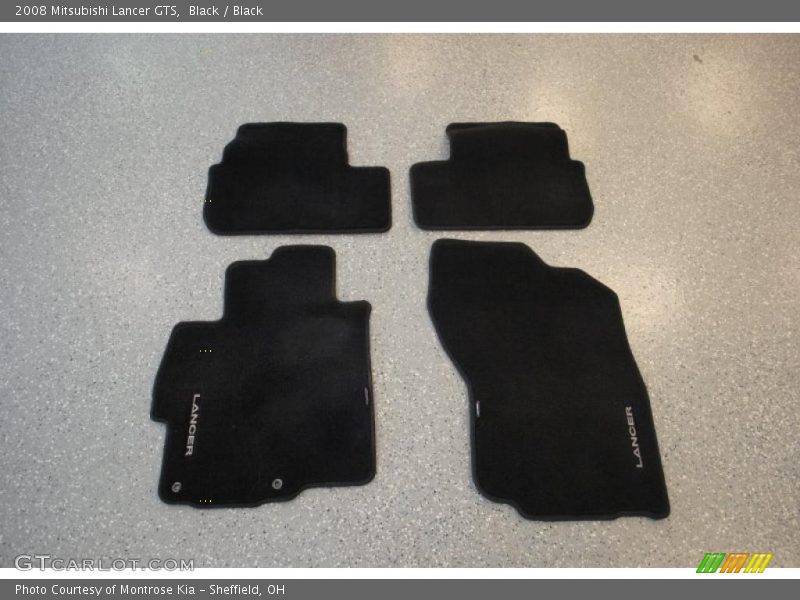 Black / Black 2008 Mitsubishi Lancer GTS