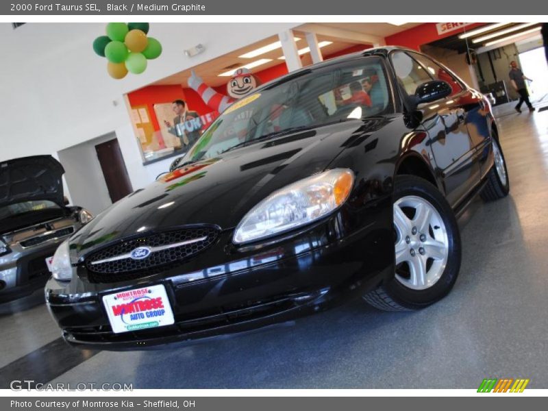 Black / Medium Graphite 2000 Ford Taurus SEL