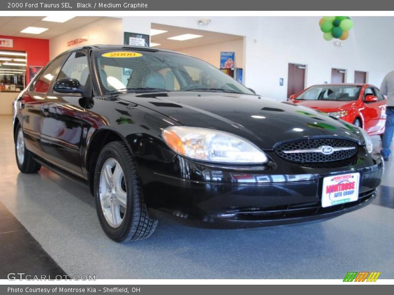 Black / Medium Graphite 2000 Ford Taurus SEL