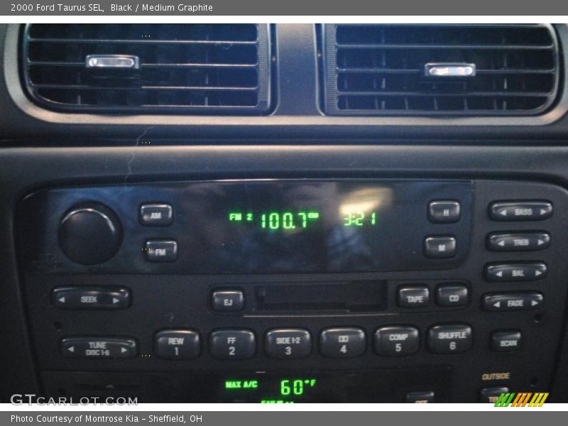 Black / Medium Graphite 2000 Ford Taurus SEL