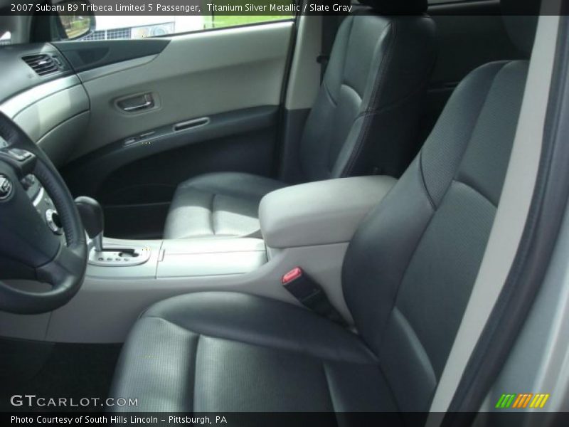 Titanium Silver Metallic / Slate Gray 2007 Subaru B9 Tribeca Limited 5 Passenger