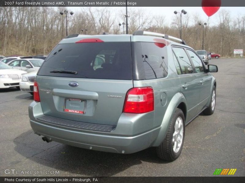 Titanium Green Metallic / Pebble Beige 2007 Ford Freestyle Limited AWD