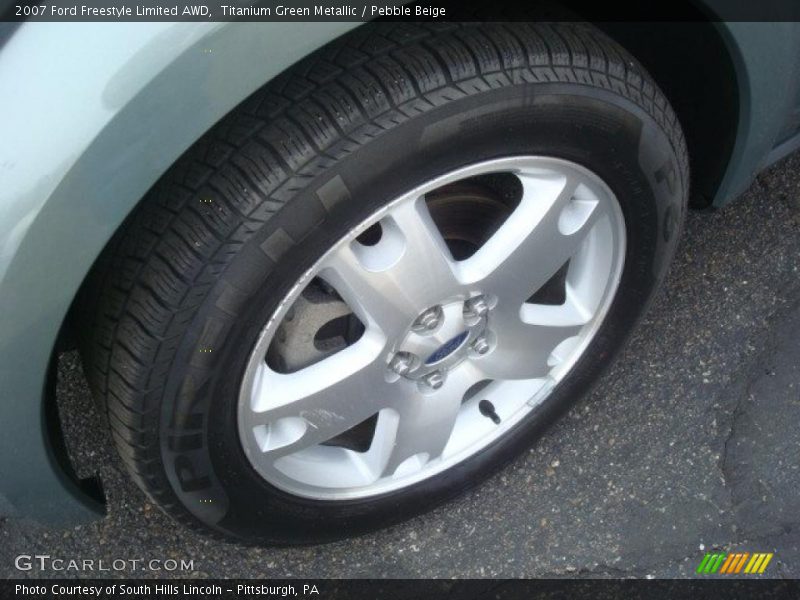 Titanium Green Metallic / Pebble Beige 2007 Ford Freestyle Limited AWD