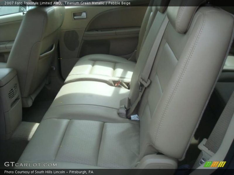 Titanium Green Metallic / Pebble Beige 2007 Ford Freestyle Limited AWD