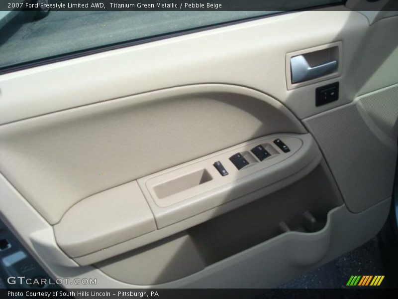 Titanium Green Metallic / Pebble Beige 2007 Ford Freestyle Limited AWD