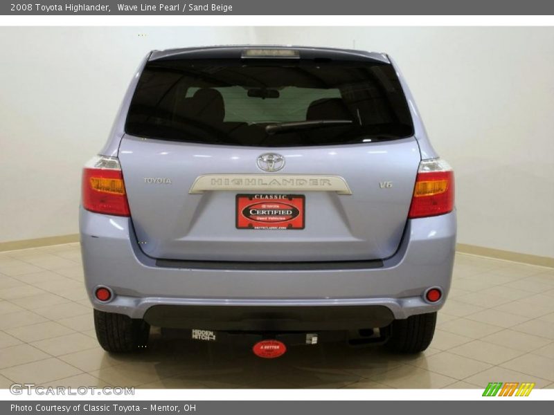 Wave Line Pearl / Sand Beige 2008 Toyota Highlander
