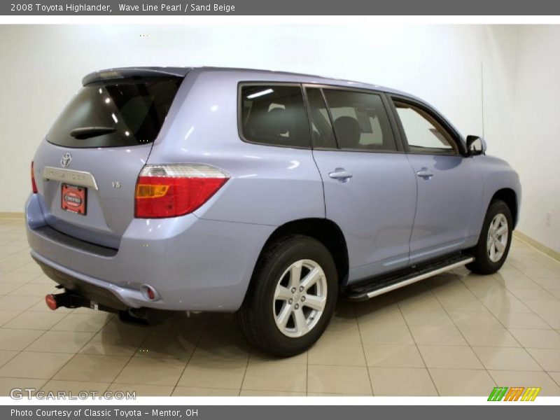 Wave Line Pearl / Sand Beige 2008 Toyota Highlander