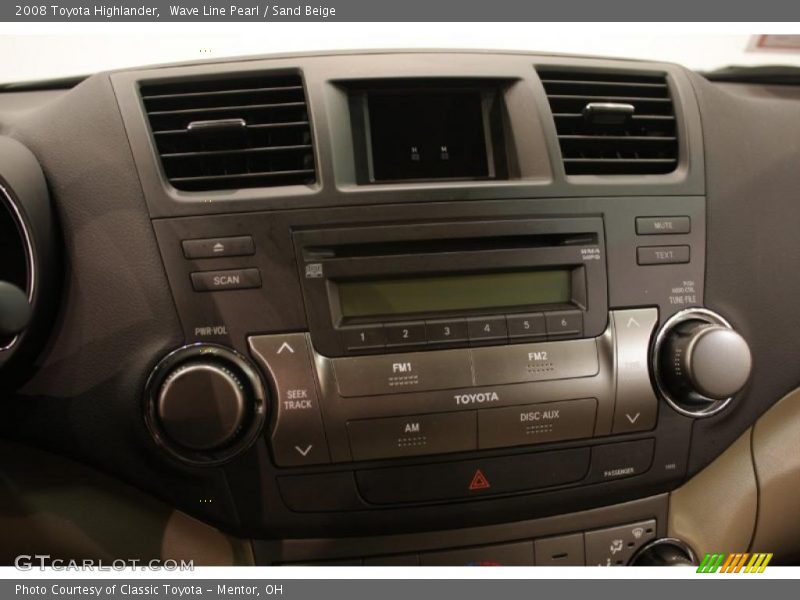 Wave Line Pearl / Sand Beige 2008 Toyota Highlander