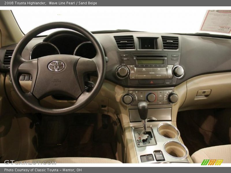 Wave Line Pearl / Sand Beige 2008 Toyota Highlander