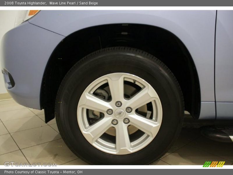 Wave Line Pearl / Sand Beige 2008 Toyota Highlander