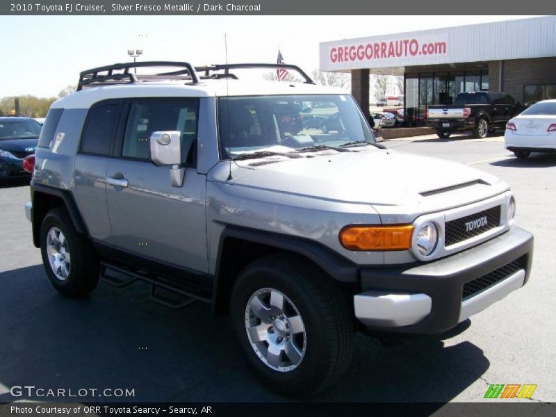 Silver Fresco Metallic / Dark Charcoal 2010 Toyota FJ Cruiser