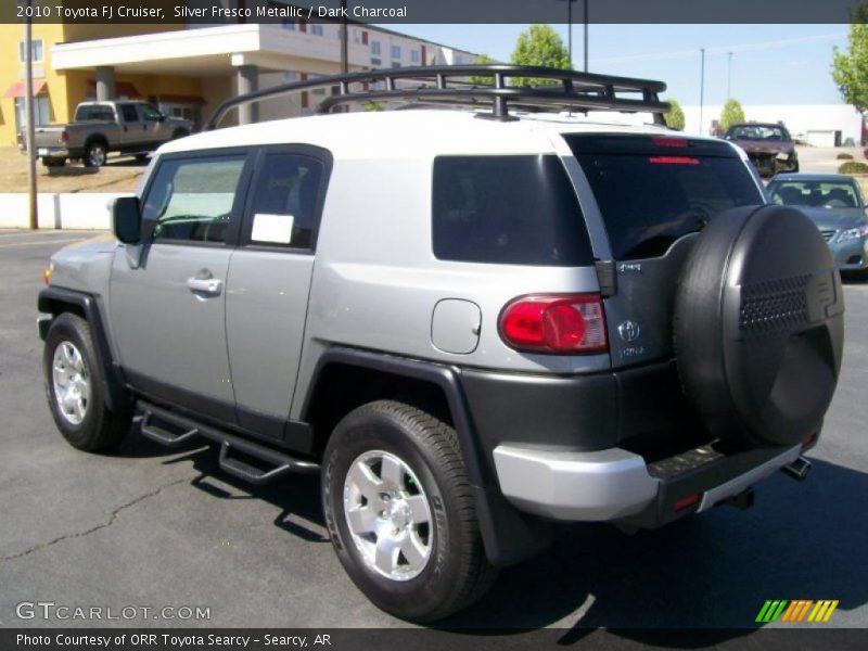 Silver Fresco Metallic / Dark Charcoal 2010 Toyota FJ Cruiser