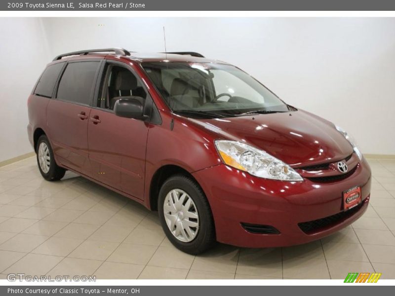 Salsa Red Pearl / Stone 2009 Toyota Sienna LE